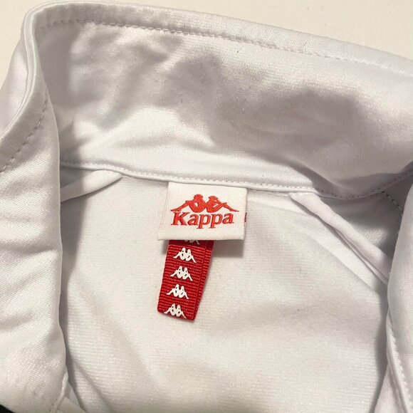 Kappa White Zip Up Track Jacket Youth Kids Boys Size Age 12 - Picture 4 of 16